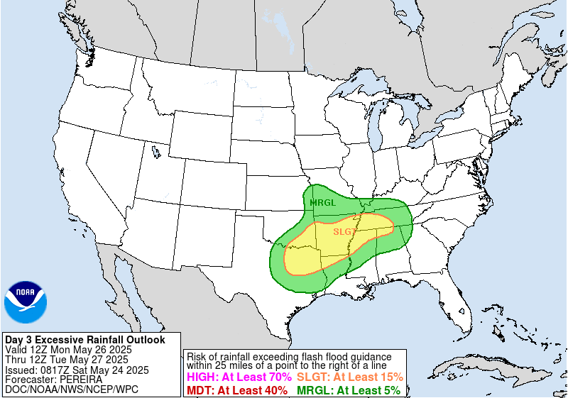 Day 3 Excessive Rainfall Forecast