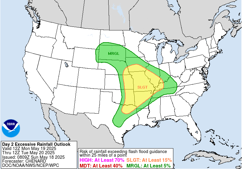 Day 2 Excessive Rainfall Forecast