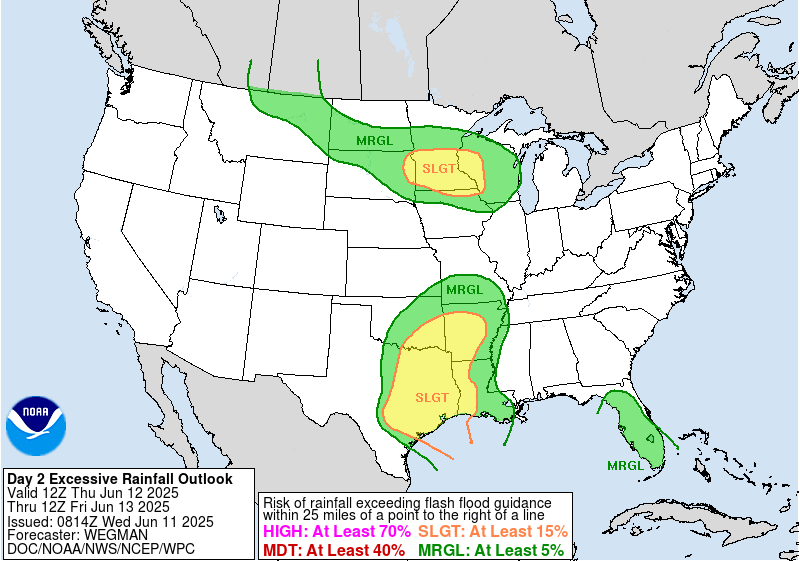 Day 2 Excessive Rainfall Forecast