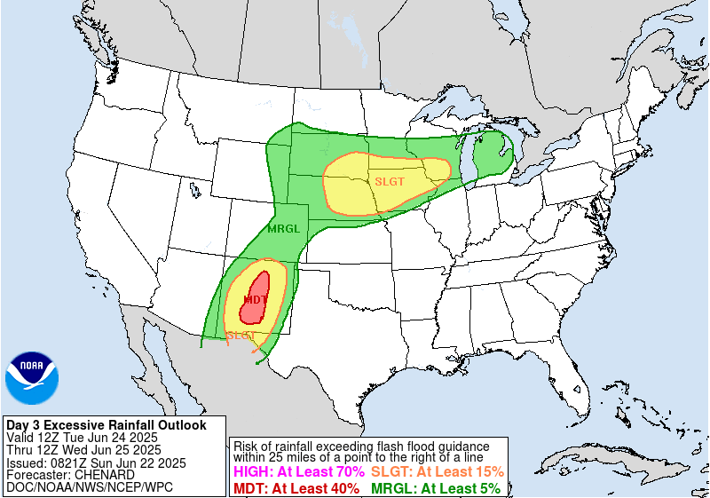 Day 3 Excessive Rainfall Forecast