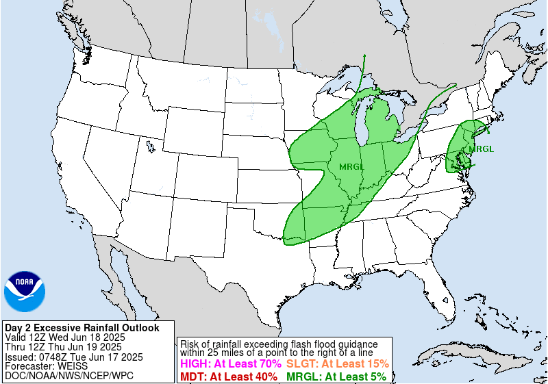 Day 2 Excessive Rainfall Forecast